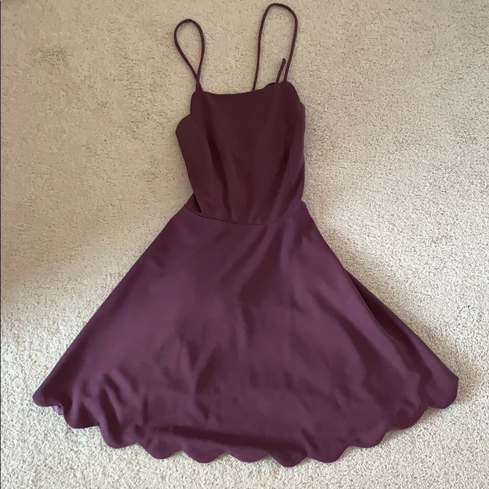 Scalloped dress